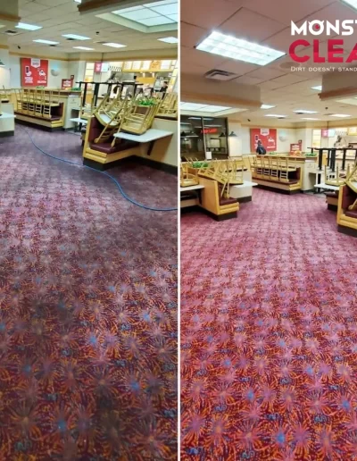 carpet cleaning before after